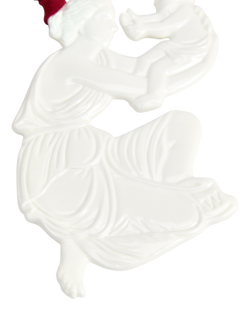 Wedgwood Joy Bone China Christmas Tree Ornament, White - view 2, White