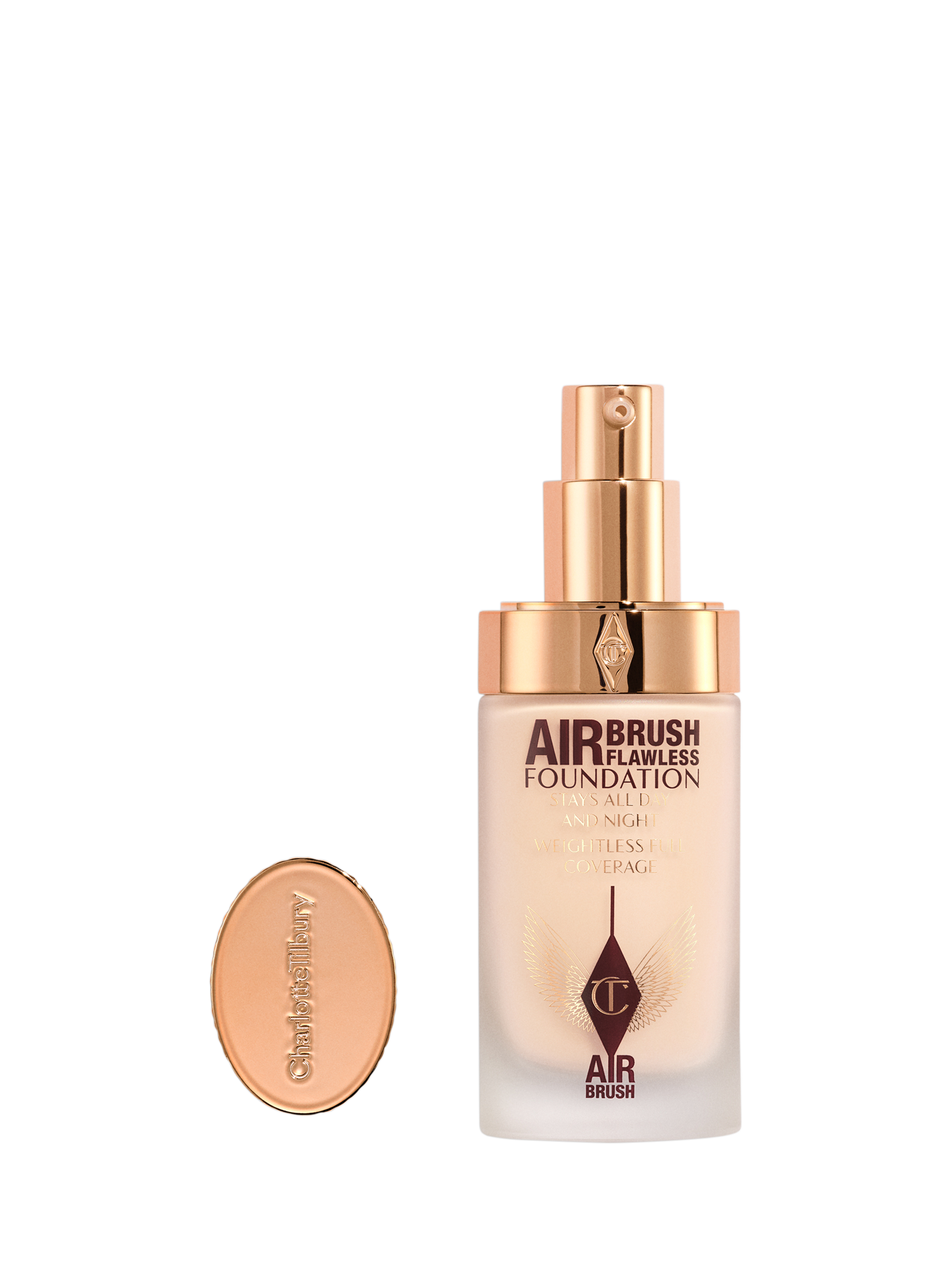 Product image 1 of 8, which shows Charlotte Tilbury Airbrush Flawless Foundation, 2 Neutral
