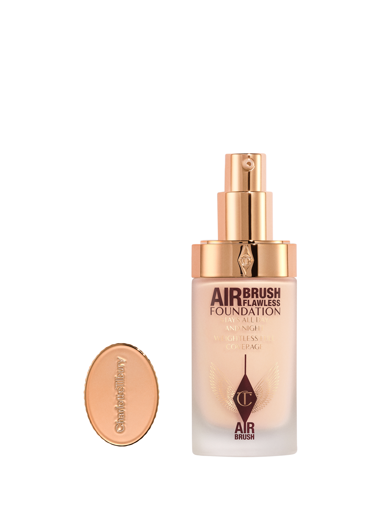 Product image 1 of 8, which shows Charlotte Tilbury Airbrush Flawless Foundation, 3 Cool