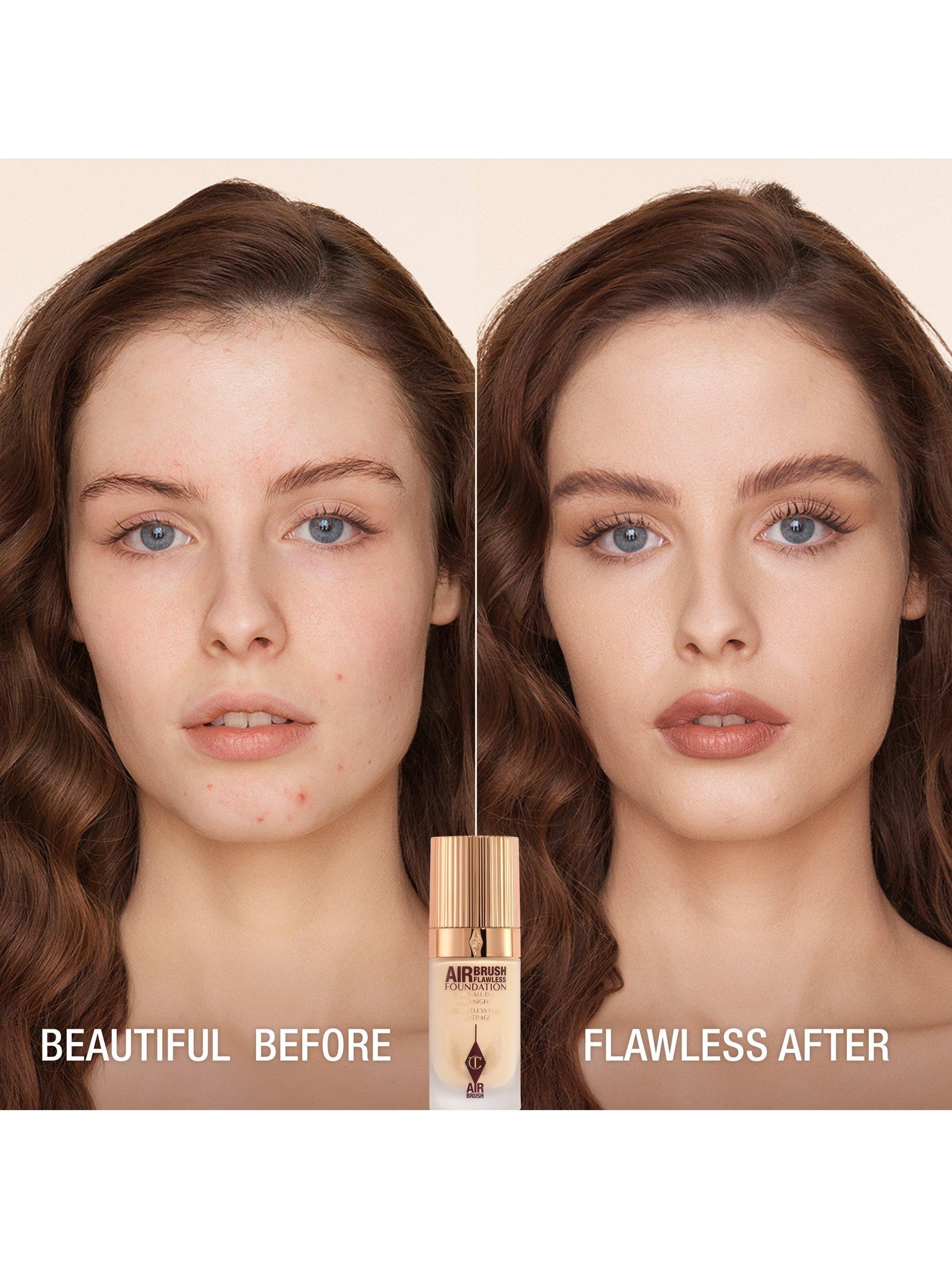 Product image 2 of 8, which shows Charlotte Tilbury Airbrush Flawless Foundation, 3 Warm