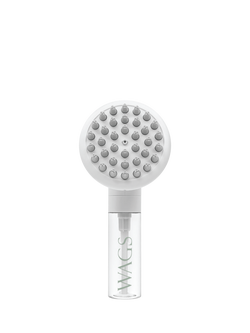 WAGS Dog Massage Brush, White, White