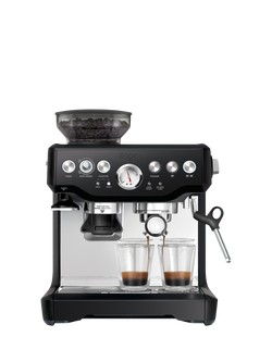 Sage Barista Express Bean-to-Cup Coffee Machine, Black Truffle