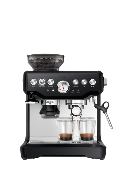 Sage Barista Express Bean to Cup Coffee Machine, Black Truffle