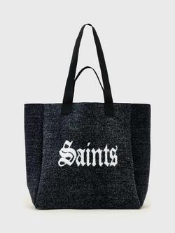 AllSaints Izzy Saint Tote Bag, Black, Black
