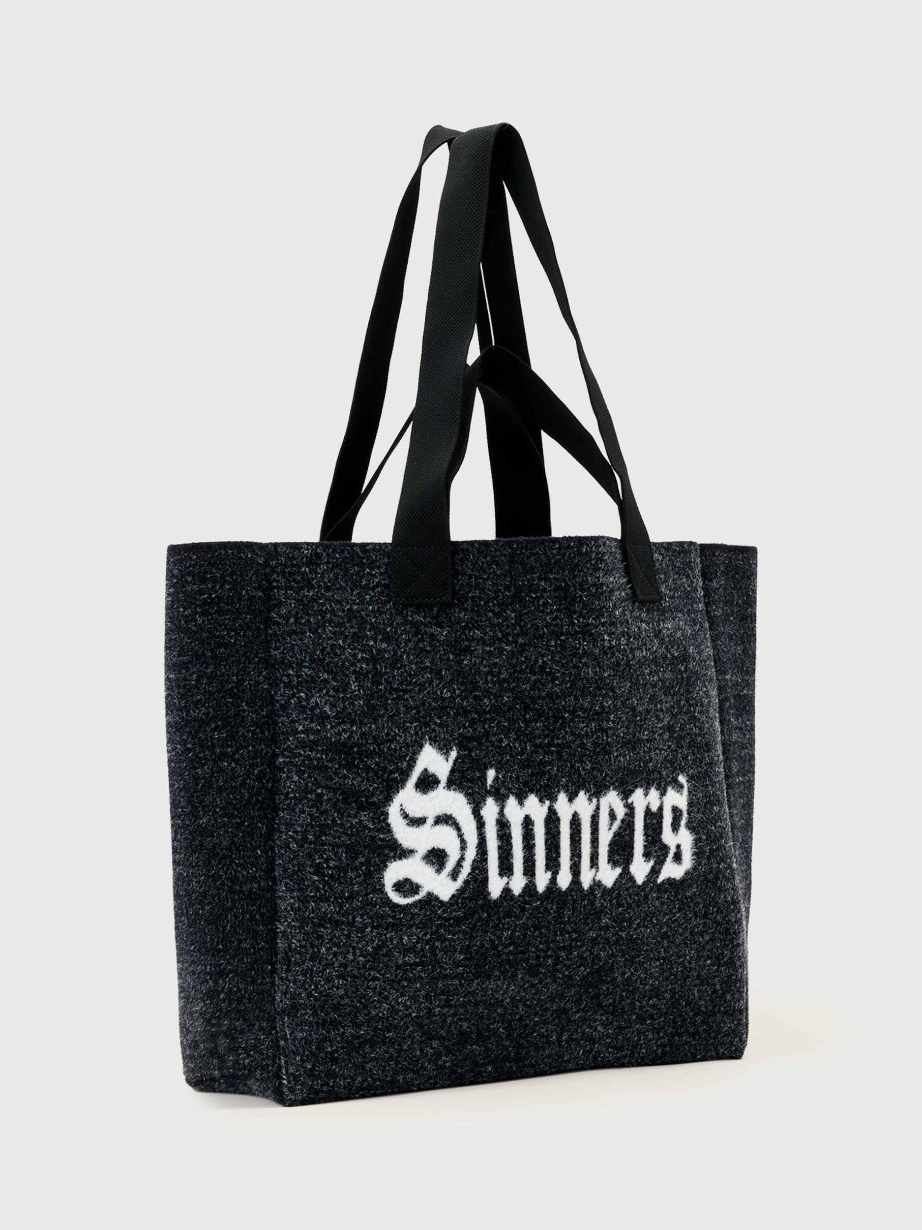 Product image 4 of 4, which shows AllSaints Izzy Saint Tote Bag, Black
