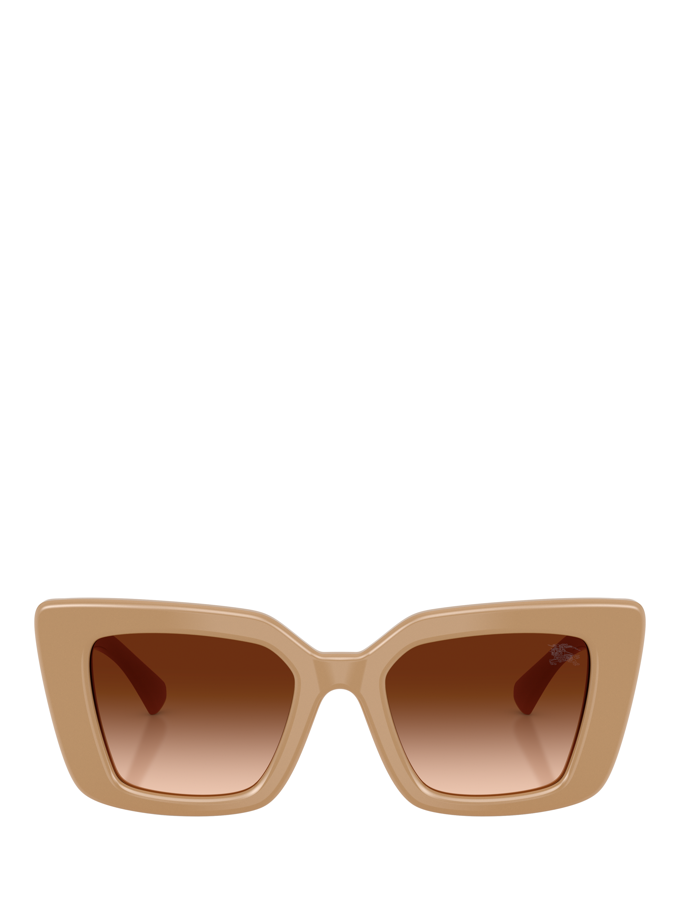 Product image 2 of 5, which shows Burberry BE447 Women's Cat Eye Sunglasses, Beige/Brown Gradient