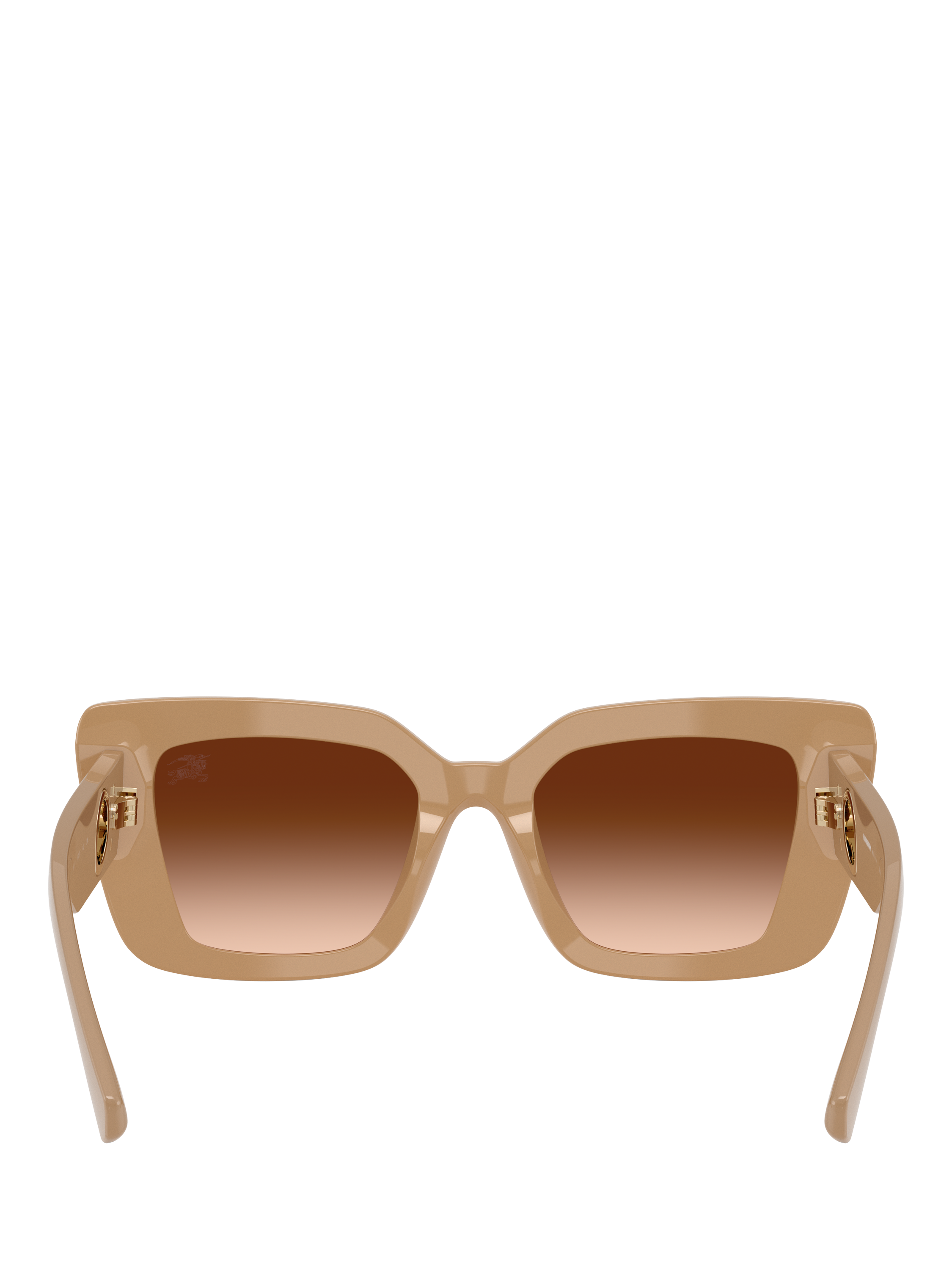 Product image 4 of 5, which shows Burberry BE447 Women's Cat Eye Sunglasses, Beige/Brown Gradient
