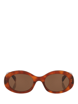 Celine Triomphe CL40194U Women's Sunglasses - view 2, Tortoise/Brown