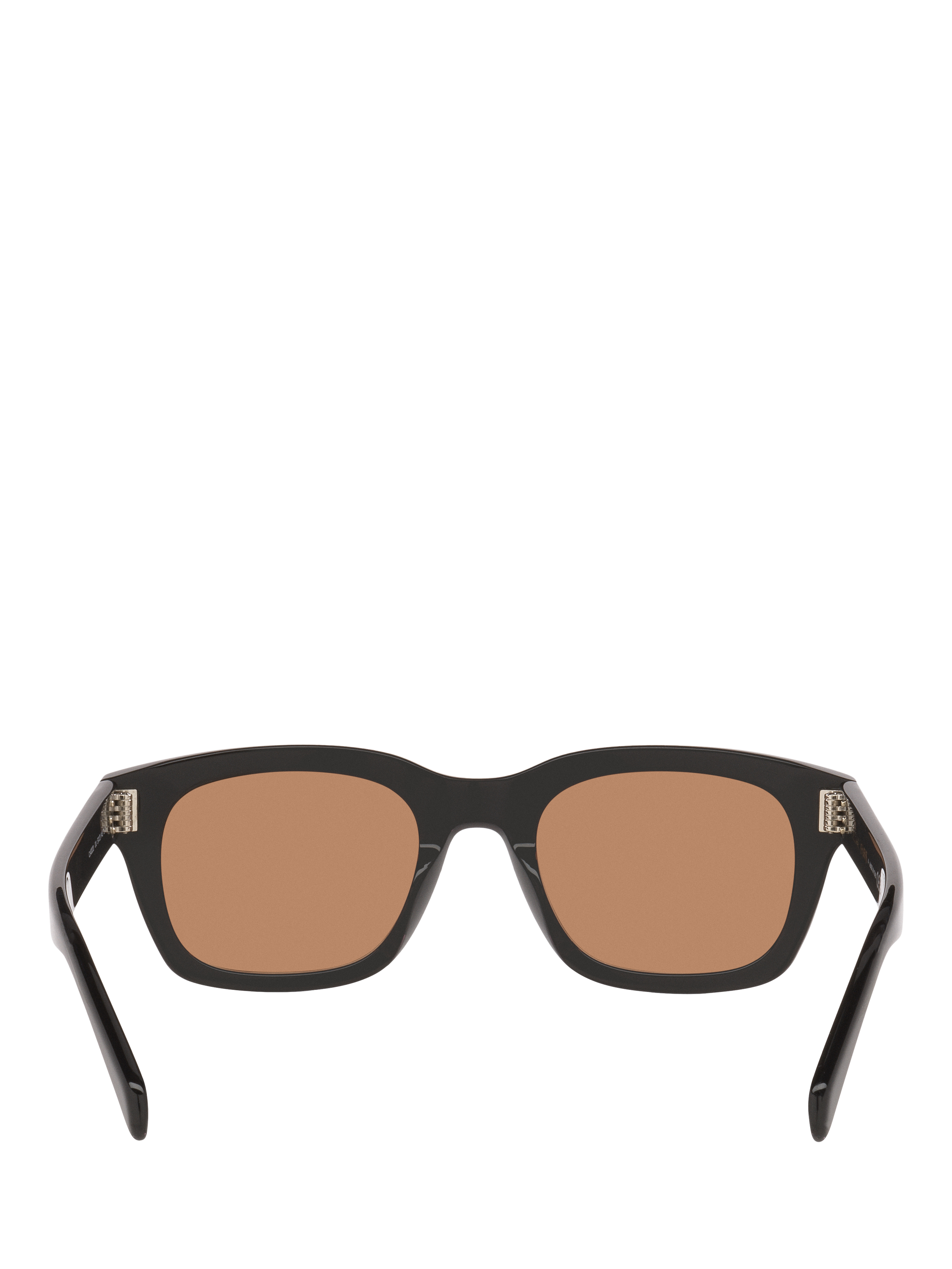 Product image 4 of 5, which shows Celine CL000521 Women's D-Frame Sunglasses, Black/Brown