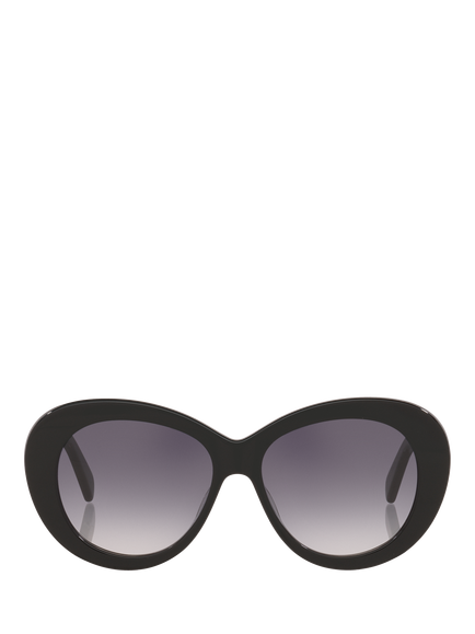 Celine CL000571 Unisex Gradient Butterfly Sunglasses, Black - view 2, Black