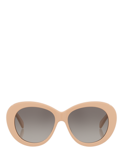 Celine CL00057 Unisex Butterfly Sunglasses, Pink/Grey - view 2, Pink/Grey