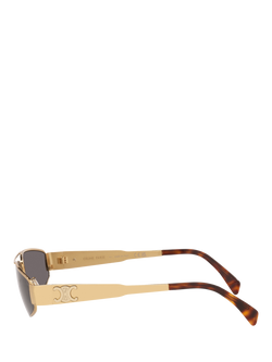 Celine CL000572 Unisex Irregular Sunglasses, Yellow - view 2, Yellow