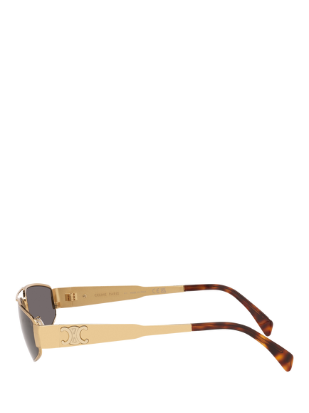 Celine CL000572 Unisex Irregular Sunglasses, Yellow - view 2, Yellow