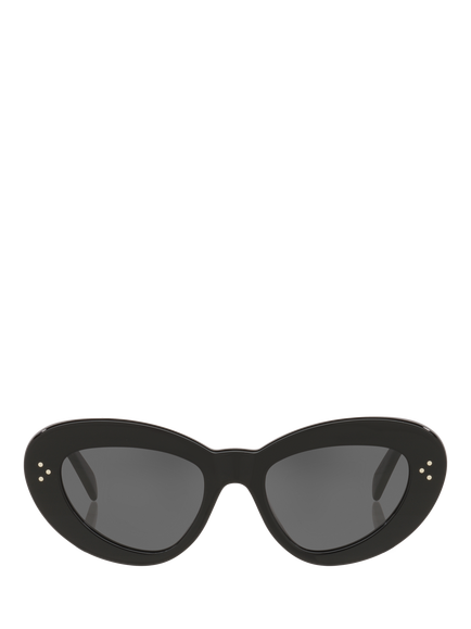 Celine CL000575 Women's Cat's Eye Sunglasses, Black - view 2, Black
