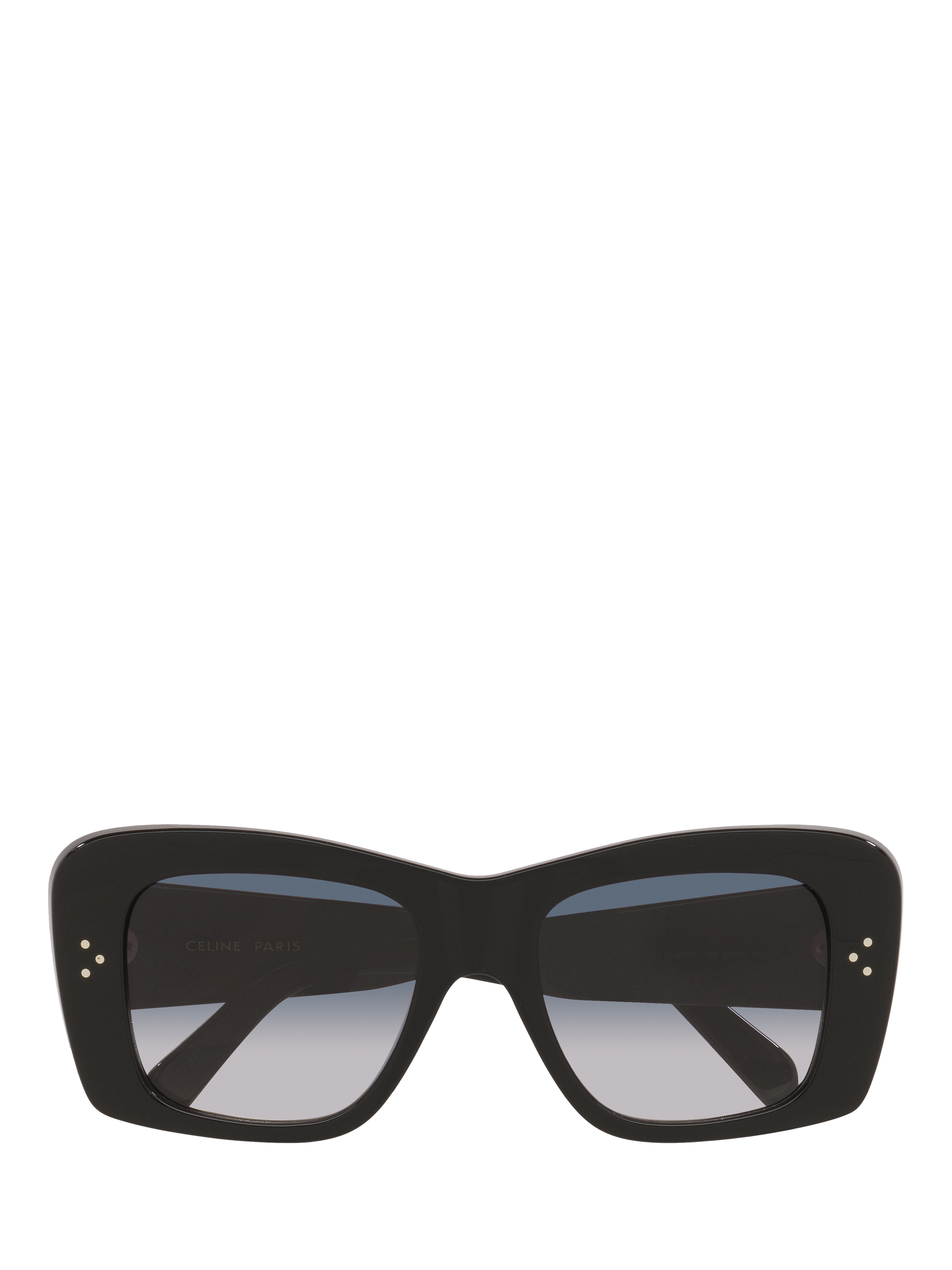 Product image 5 of 5, which shows Celine CL000576 Women's Gradient Irregular Sunglasses, Black