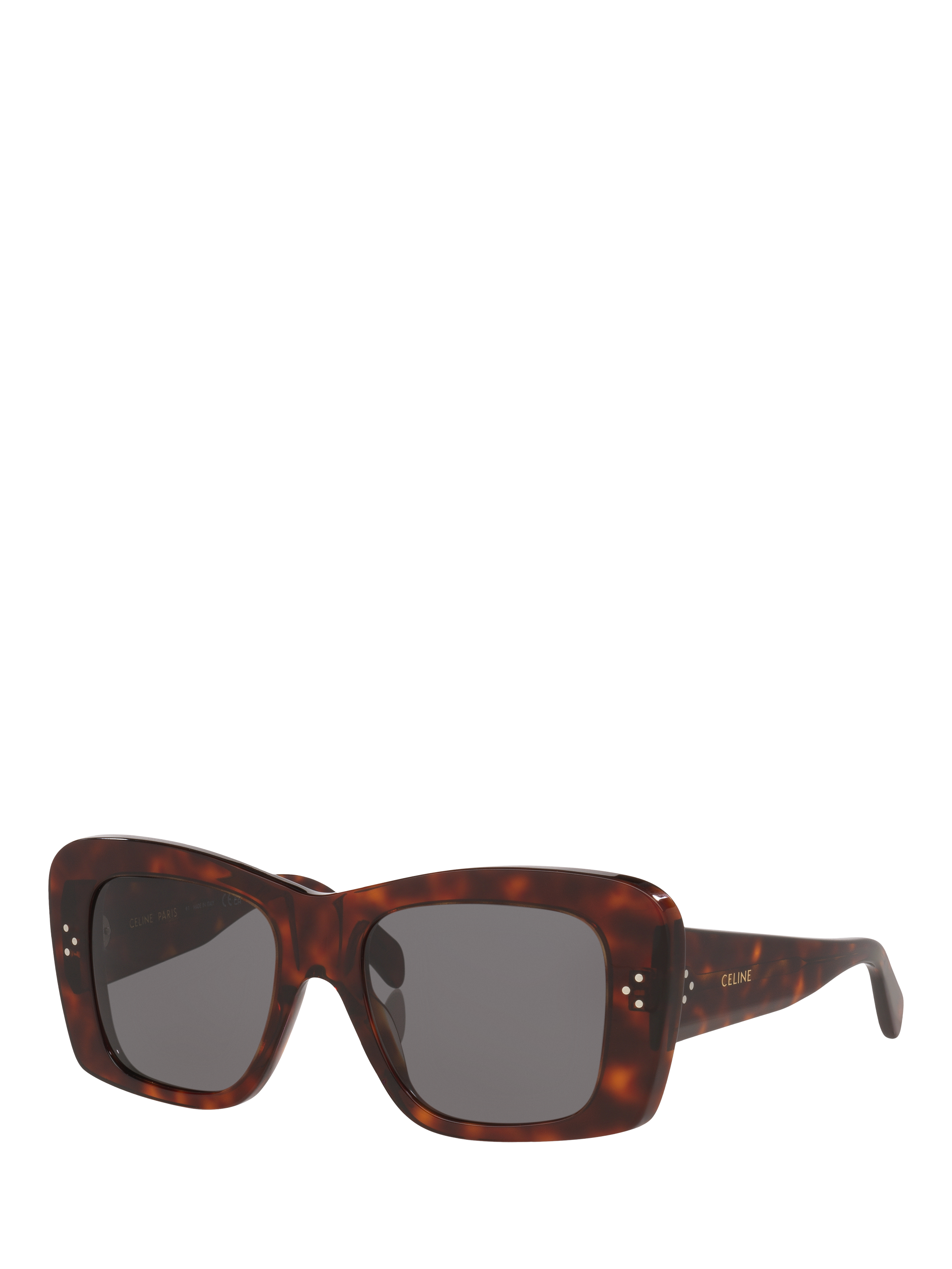 Product image 1 of 5, which shows Celine CL000576 Women's Irregular Sunglasses, Brown