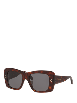Celine CL000576 Women's Irregular Sunglasses, Brown, Brown