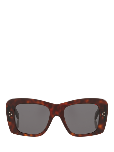 Celine CL000576 Women's Irregular Sunglasses, Brown - view 2, Brown