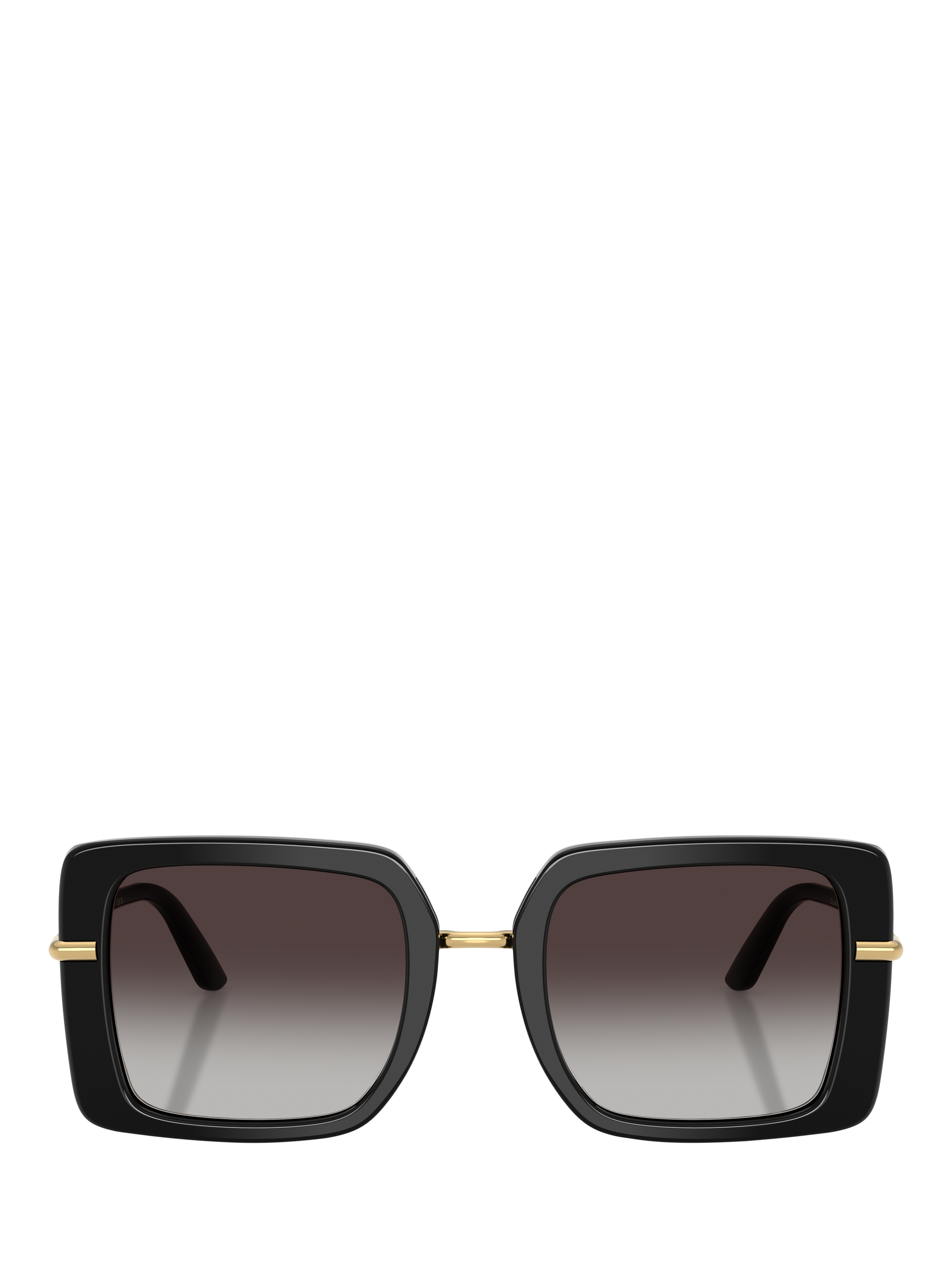 Product image 2 of 5, which shows Dolce & Gabbana DG4491 Women's Square Sunglasses, Black/Grey Gradient