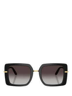 Dolce & Gabbana DG4491 Women's Square Sunglasses - view 2, Black/Grey Gradient