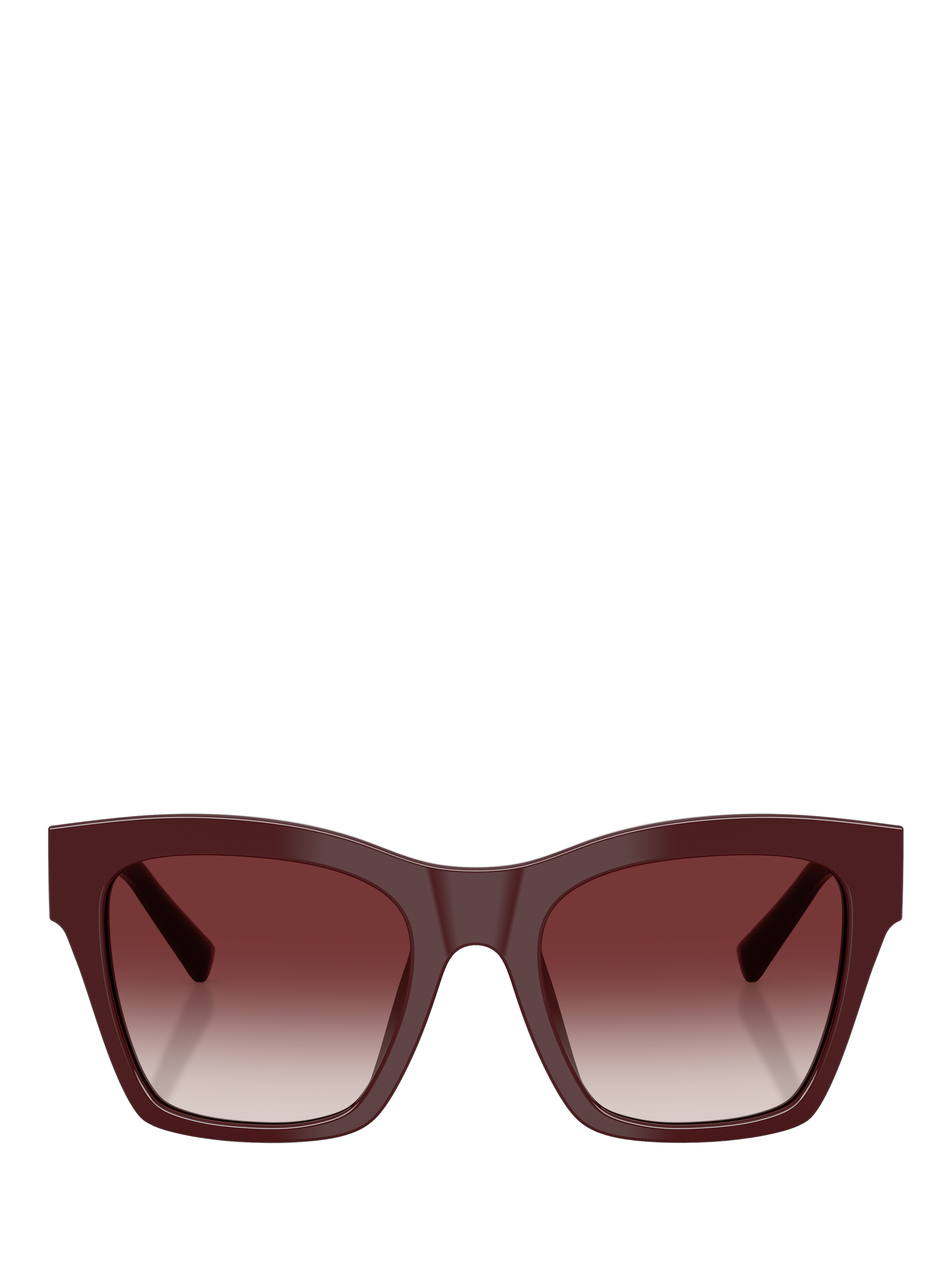 Product image 2 of 5, which shows Dolce & Gabbana DG4512 Women's Square Sunglasses, Bordeaux/Red Gradient