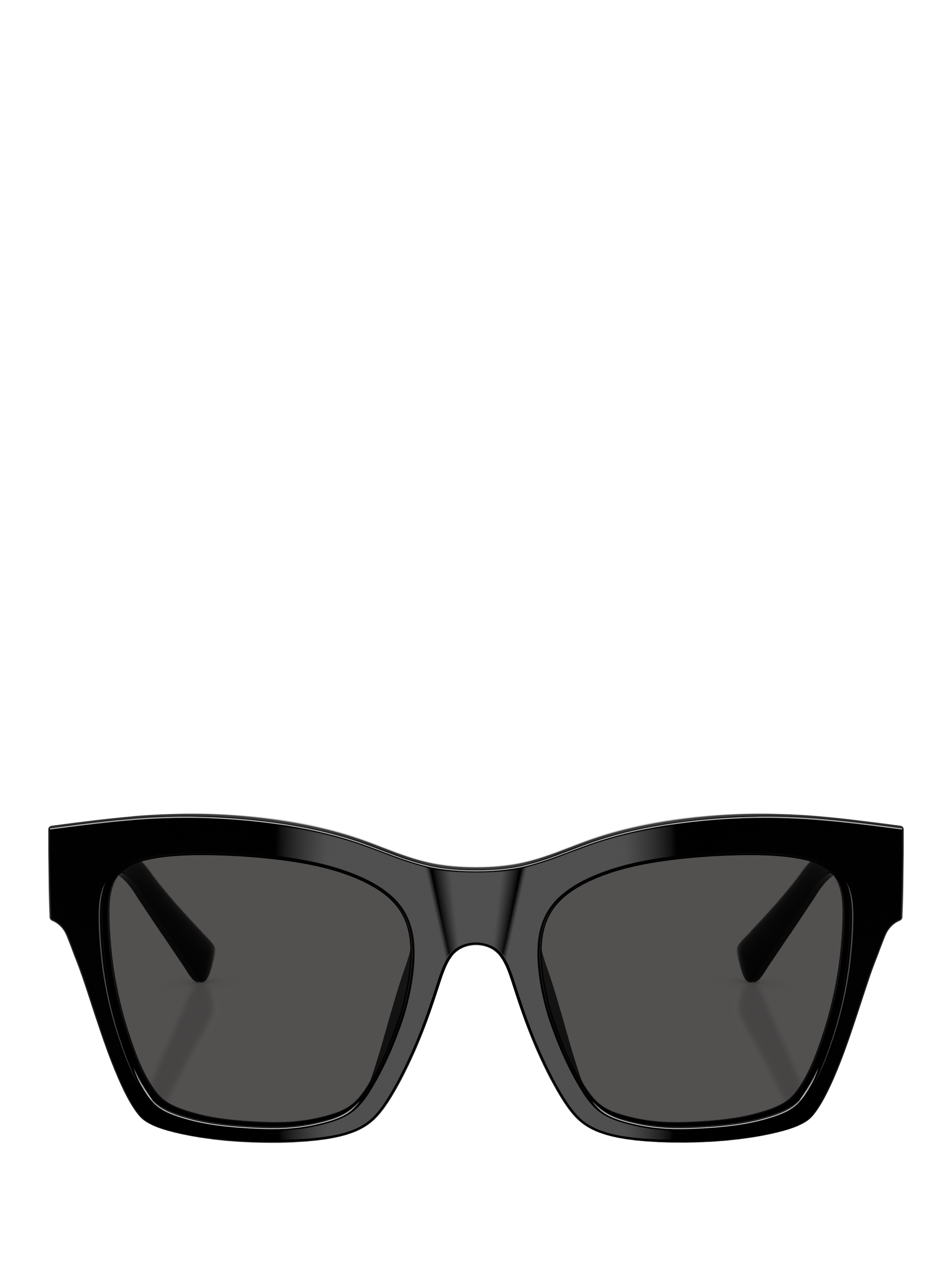 Product image 2 of 5, which shows Dolce & Gabbana DG4512 Women's Square Sunglasses, Black/Grey
