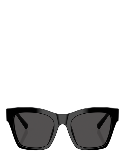 Dolce & Gabbana DG4512 Women's Square Sunglasses, Black/Grey - view 2, Black/Grey