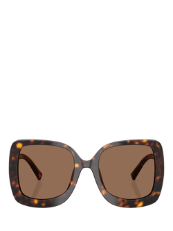 Dolce & Gabbana DG4513 Women's Square Sunglasses, Havana/Brown - view 2, Havana/Brown