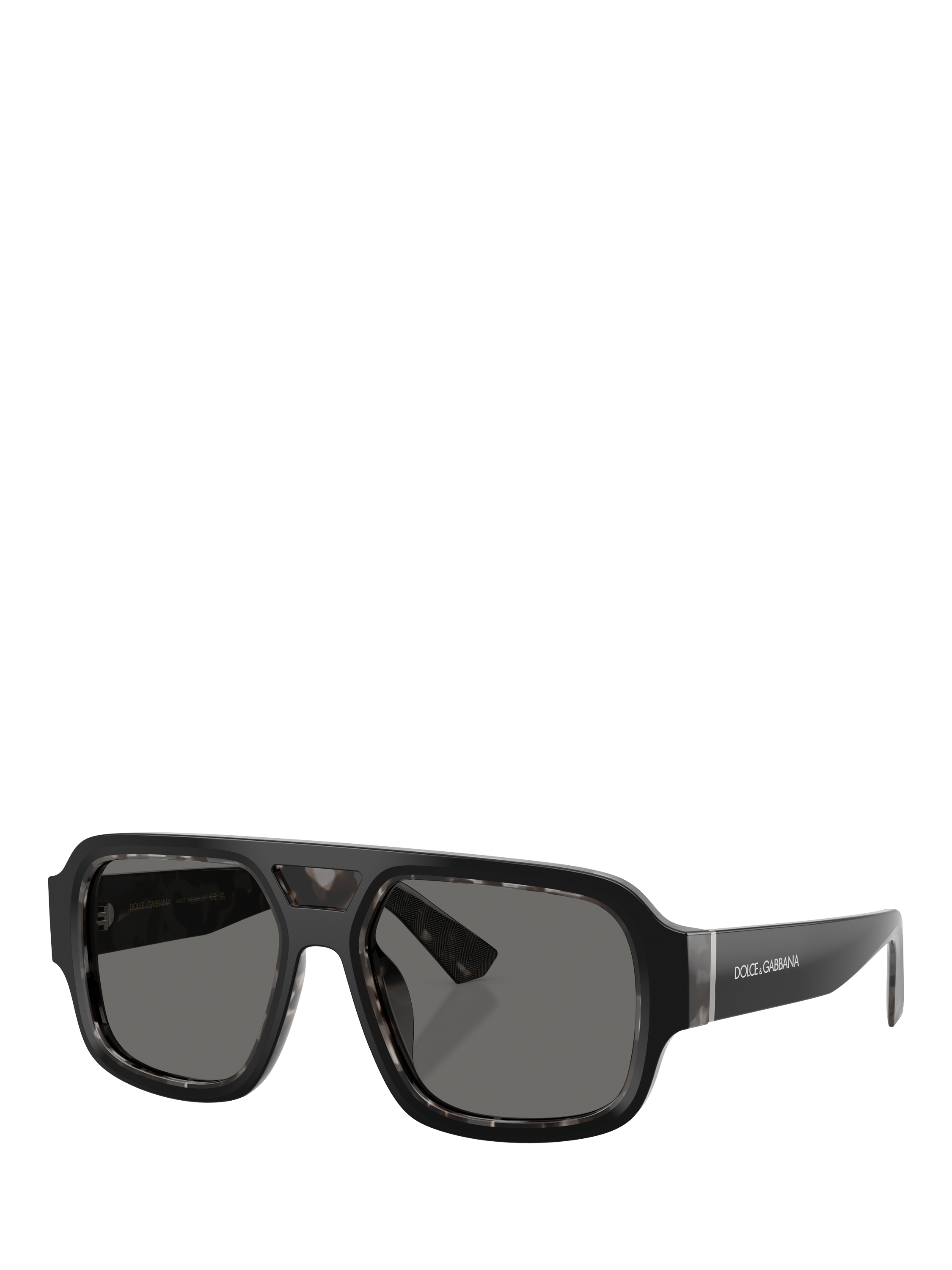 Product image 1 of 5, which shows Dolce & Gabbana DG4516 Men's Square Sunglasses, Black/Grey
