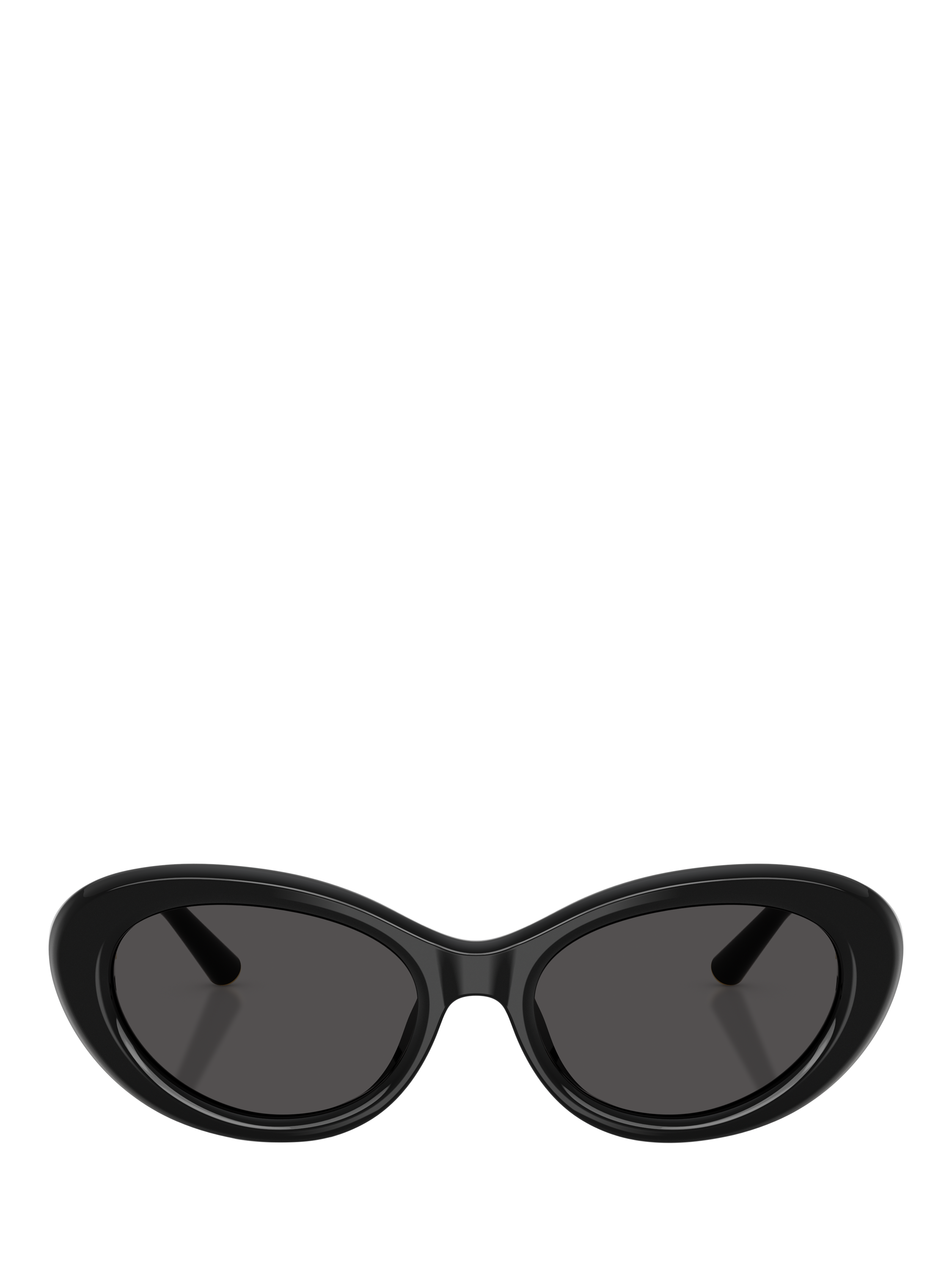 Product image 2 of 4, which shows Dolce & Gabbana DG4519 Women's Oval Sunglasses, Black/Grey