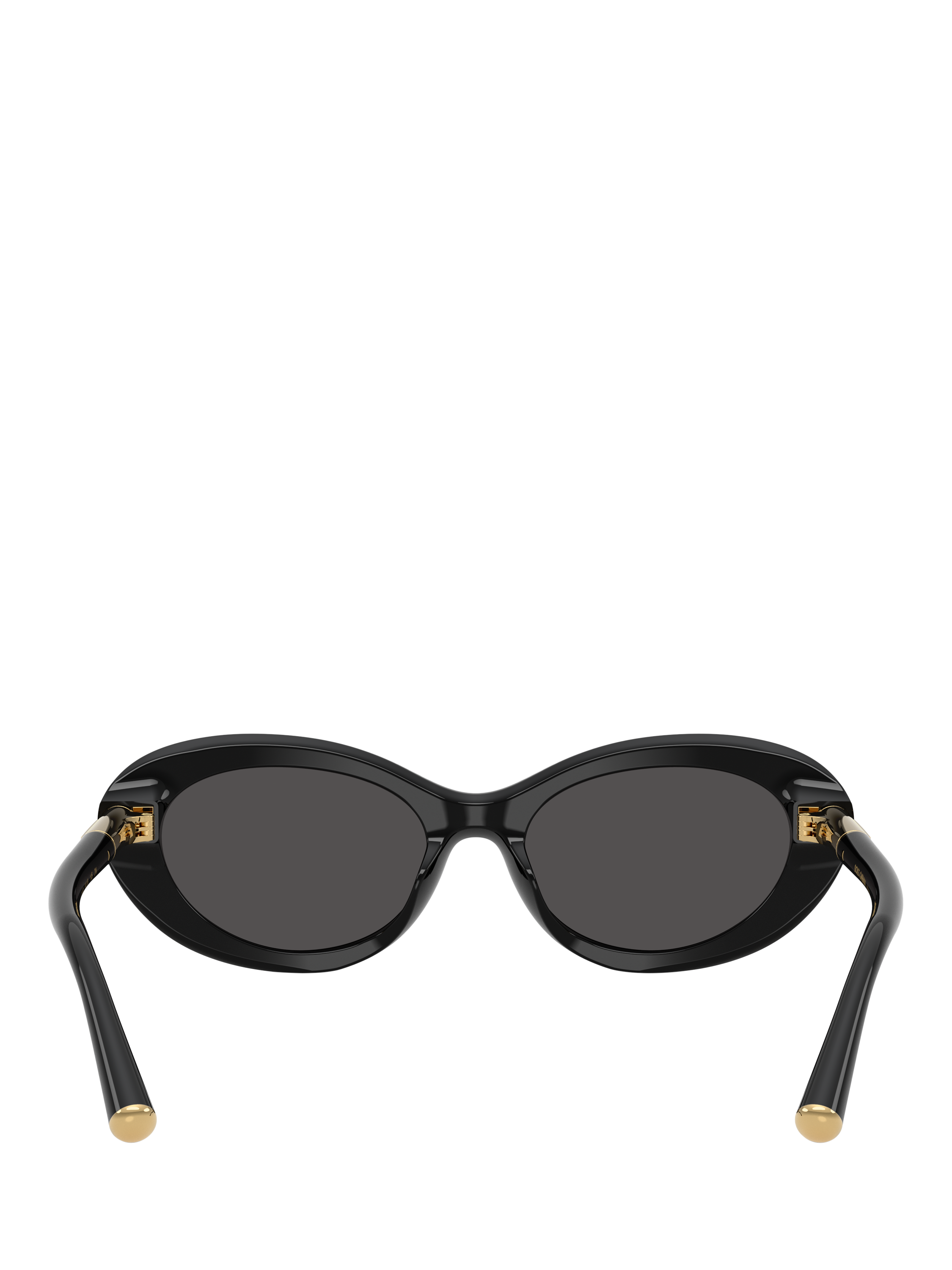 Product image 3 of 4, which shows Dolce & Gabbana DG4519 Women's Oval Sunglasses, Black/Grey