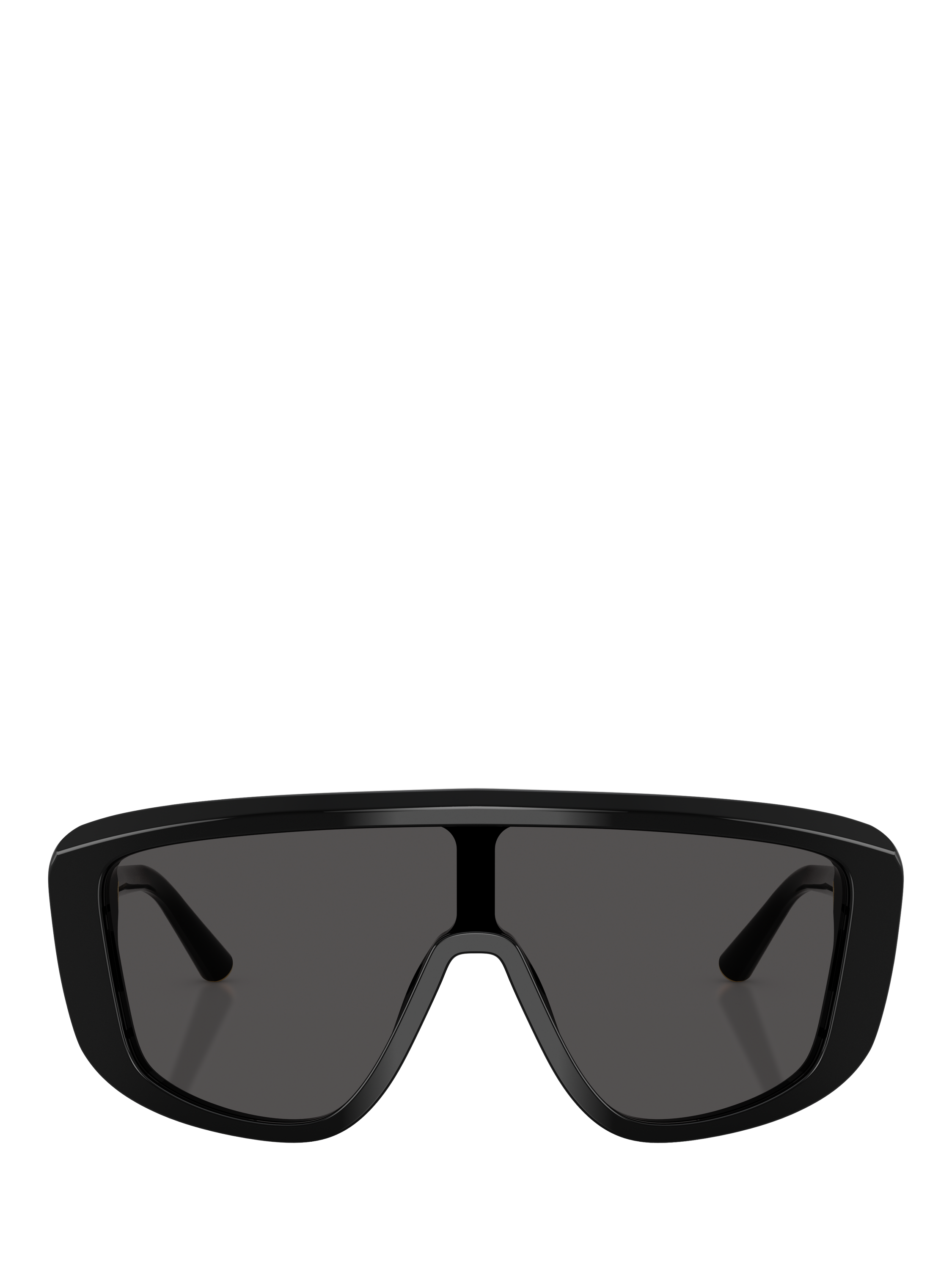 Product image 2 of 4, which shows Dolce & Gabbana DG4520 Men's Rectangular Sunglasses, Black