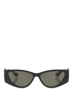 Gucci GC002604 Women's Cat Eye Sunglasses - view 2, Black
