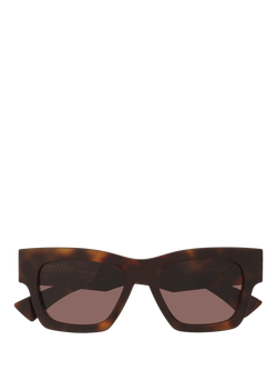 Gucci GC002607 Women's Rectangular Sunglasses - view 2, Tortoise