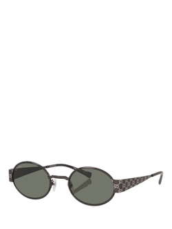 Gucci GC002617 Men's Round Sunglasses, Silver, Silver