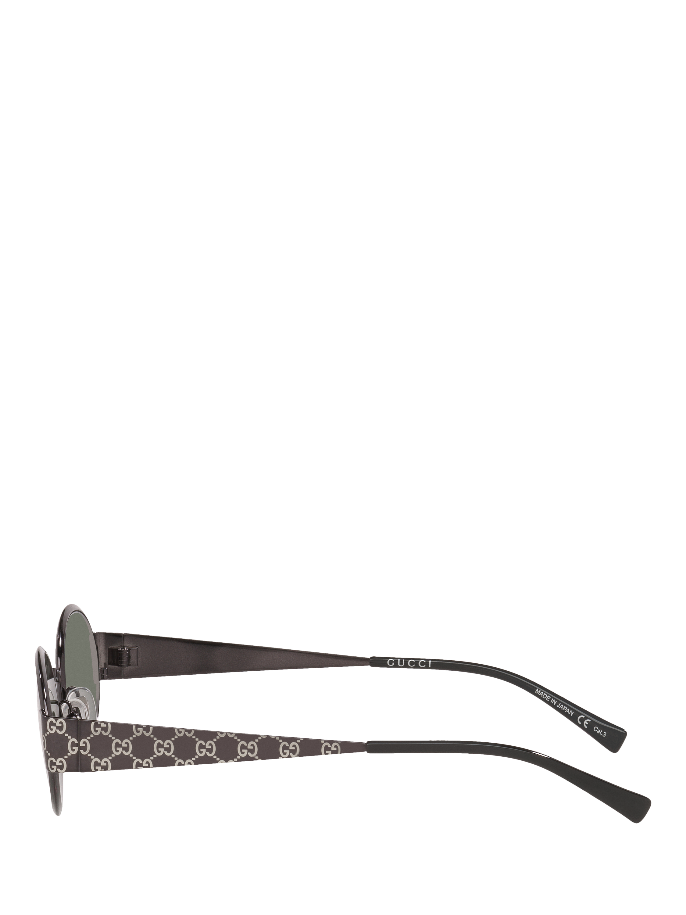 Product image 3 of 4, which shows Gucci GC002617 Men's Round Sunglasses, Silver