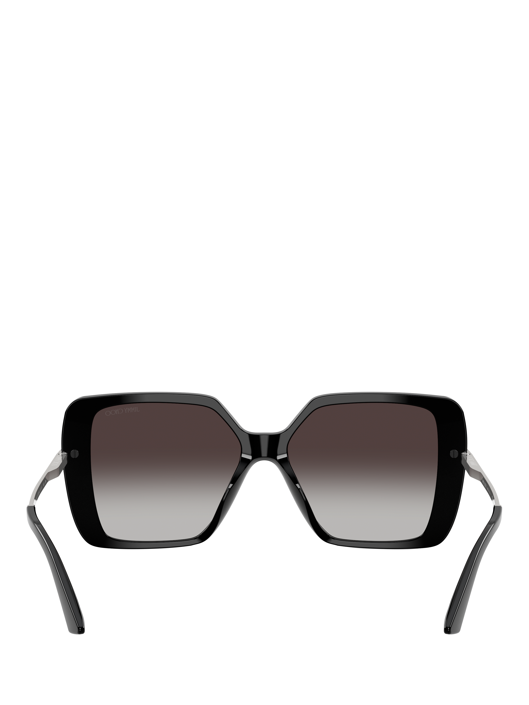 Product image 4 of 5, which shows Jimmy Choo JC5048 Women's Square Sunglasses, Black/Grey Gradient