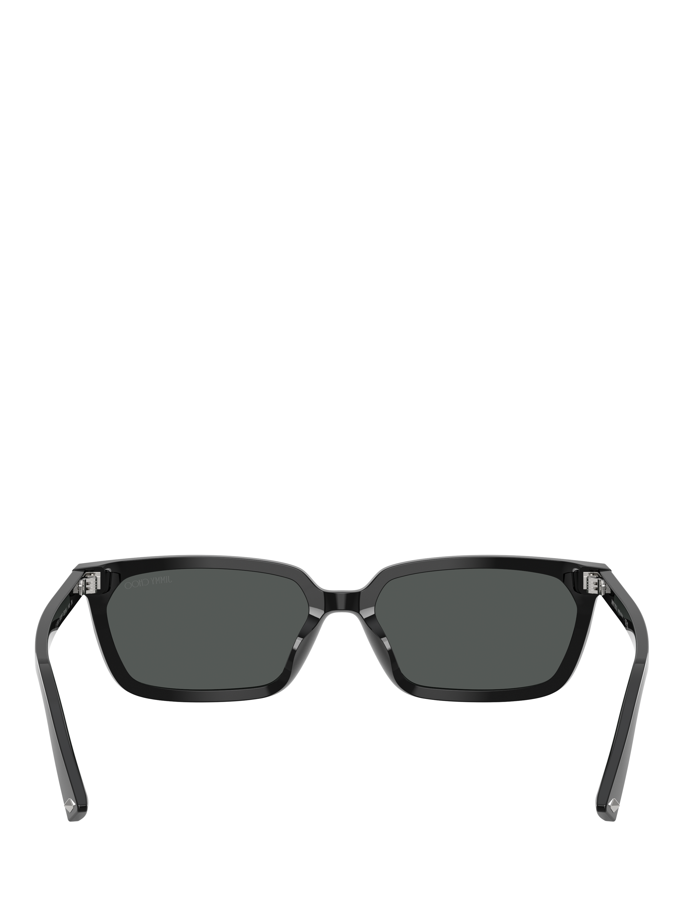 Product image 4 of 5, which shows Jimmy Choo JC5050 Women's Rectangular Sunglasses, Black