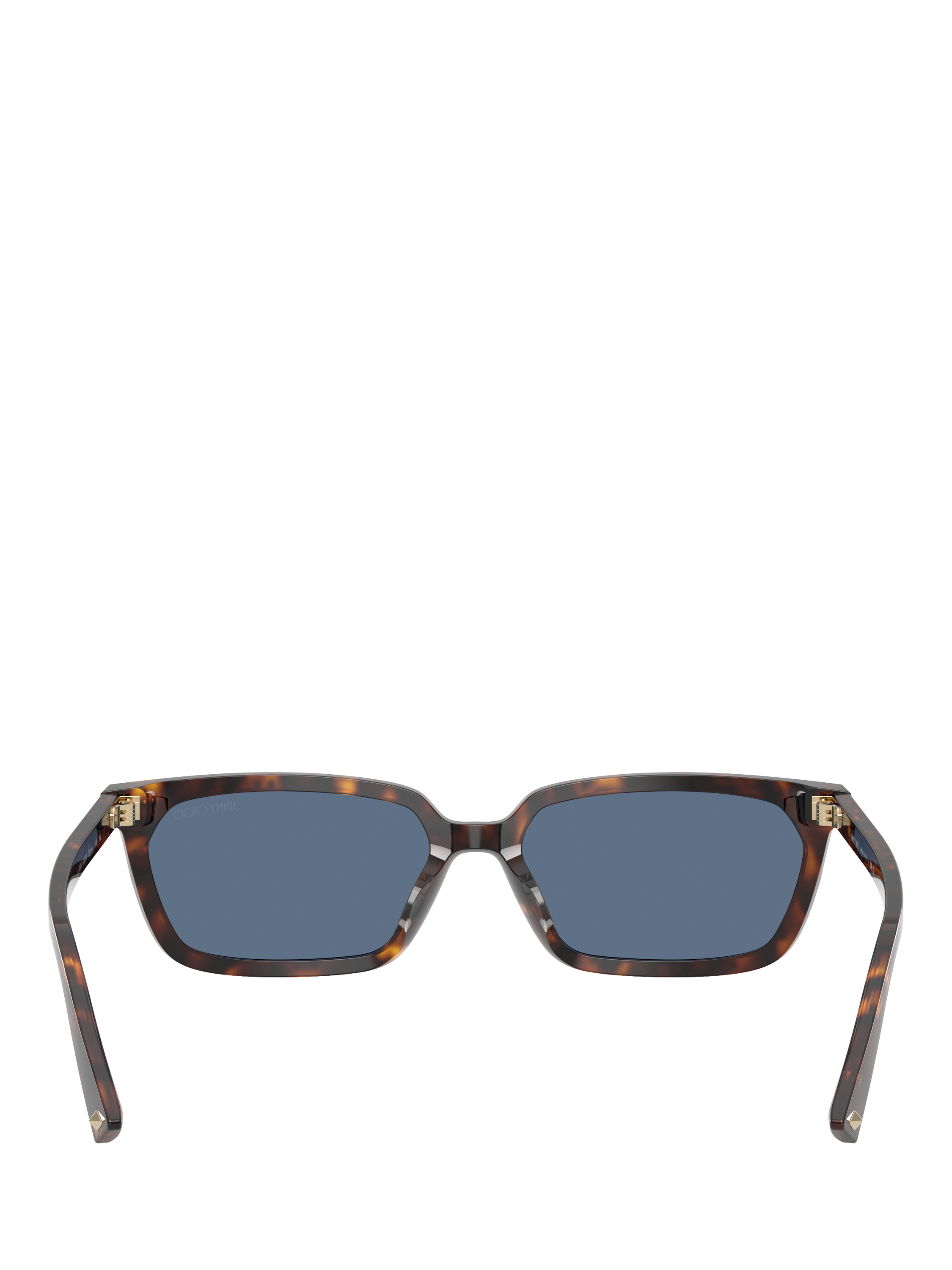 Product image 4 of 5, which shows Jimmy Choo JC5050 Women's Rectangular Sunglasses, Tortoise/Blue