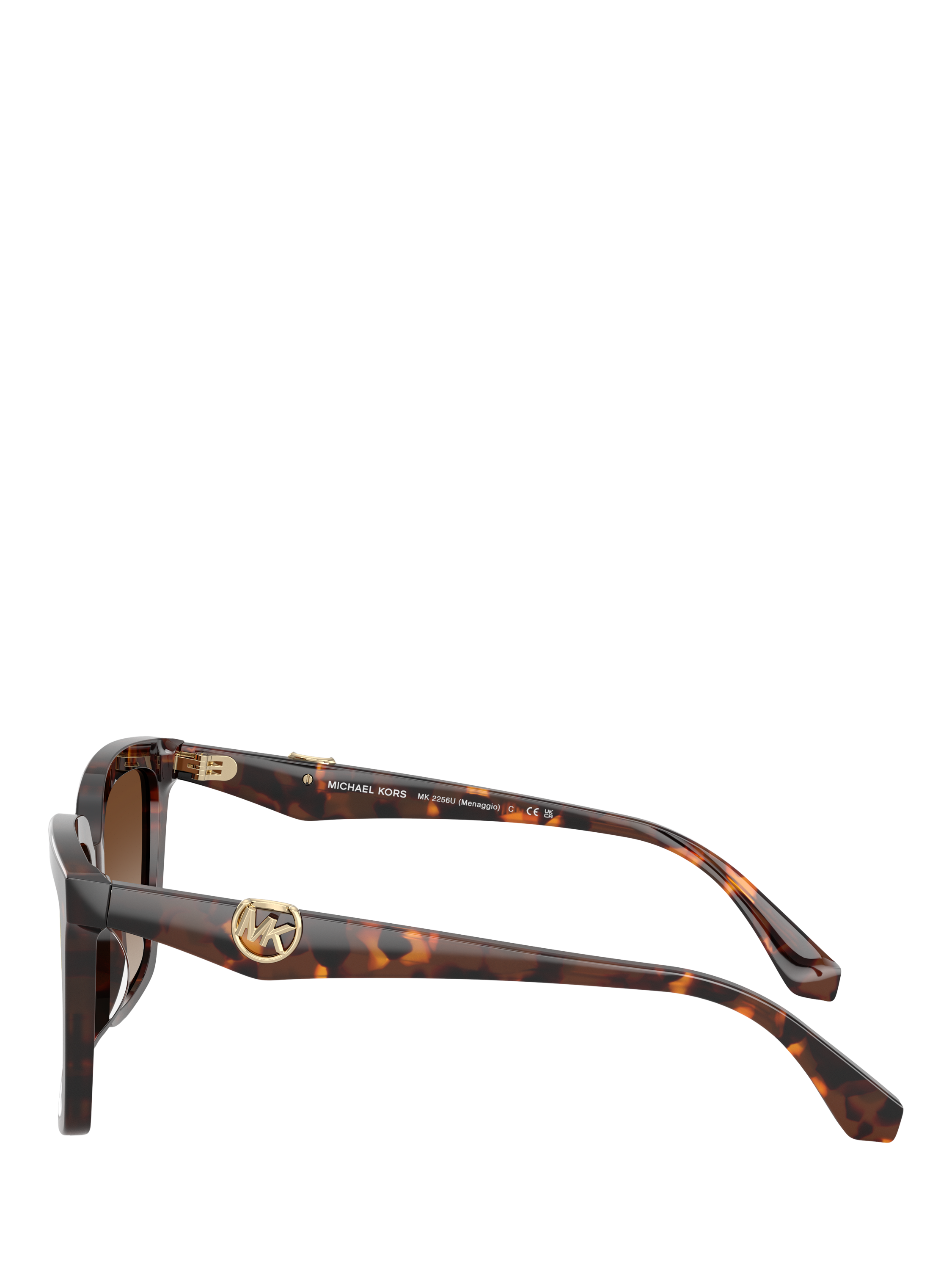 Product image 3 of 5, which shows Michael Kors MK2256 Women's Square Glasses, Brown