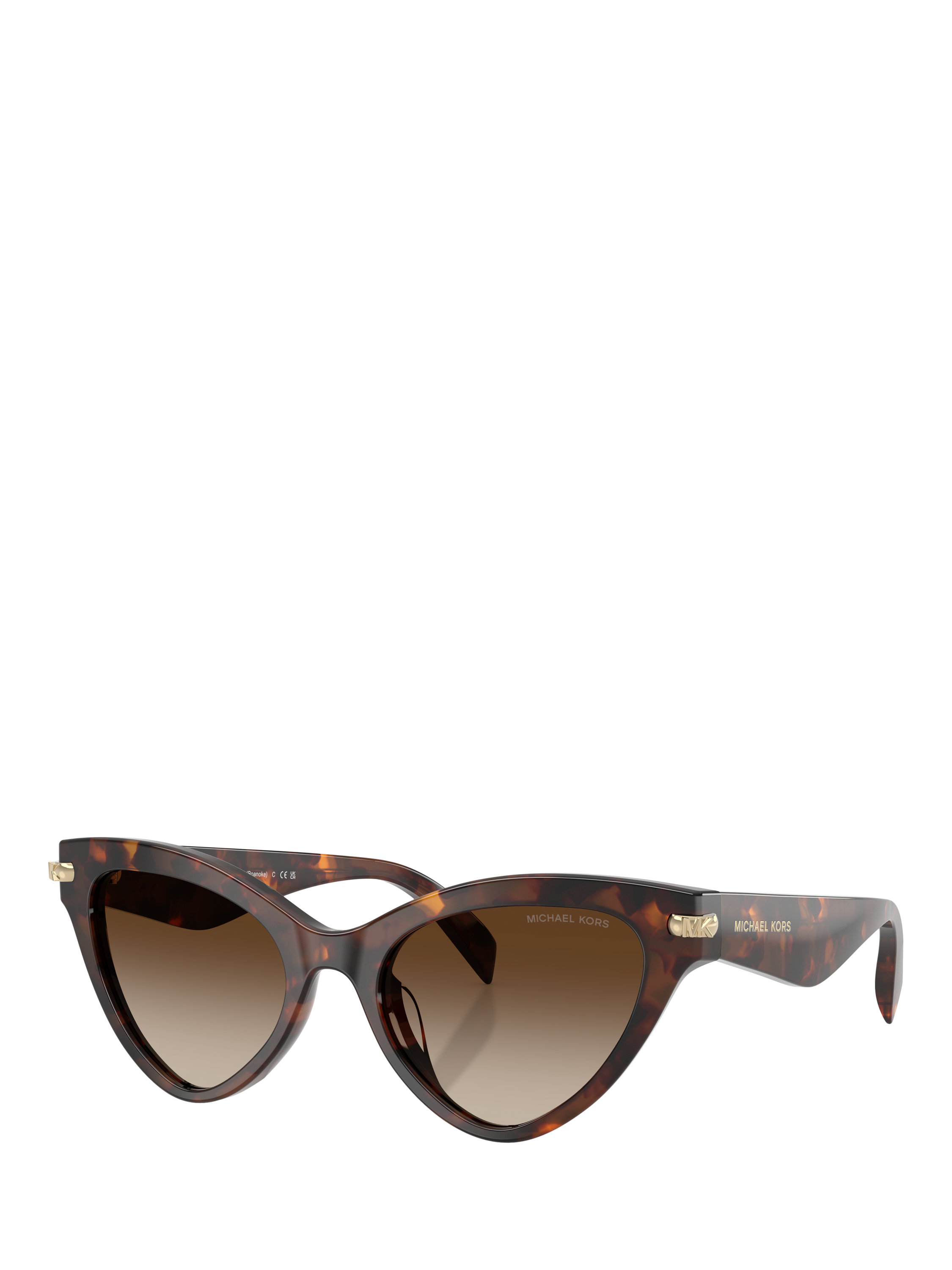 Product image 1 of 3, which shows Michael Kors MK2259U Women's Cat Eye Sunglasses, Tortoise Brown Gradient