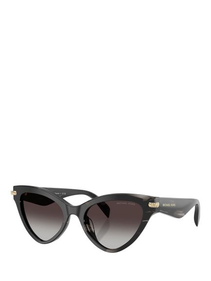 Michael Kors MK2259U Women's Cat Eye Sunglasses, Black