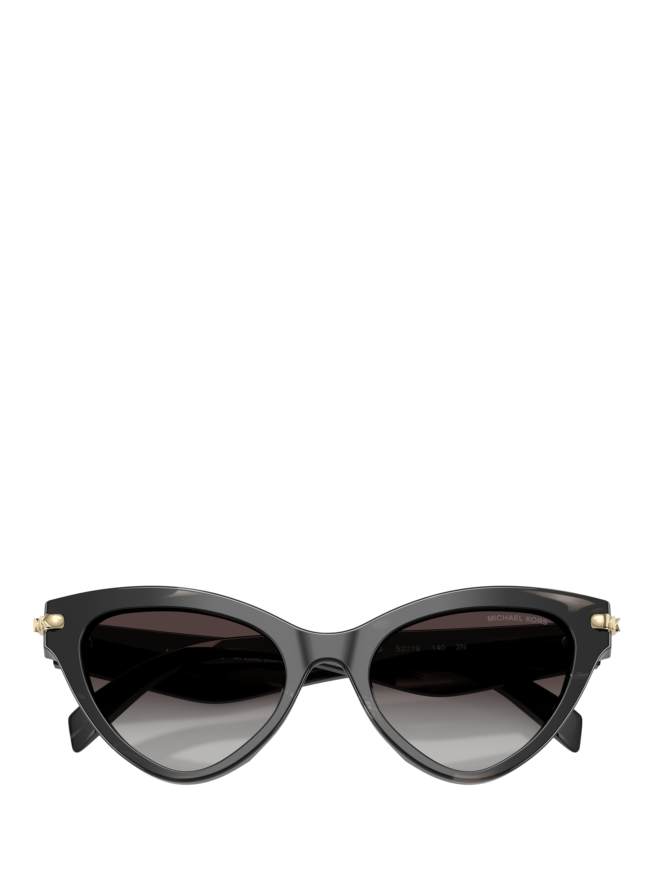 Michael Kors MK2259U Women's Cat Eye Sunglasses, Black Gradient