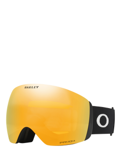Oakley OO7050 Unisex Wrap Sunglasses, Matte Black/Mirror Yellow, Matte Black/Mirror Yellow