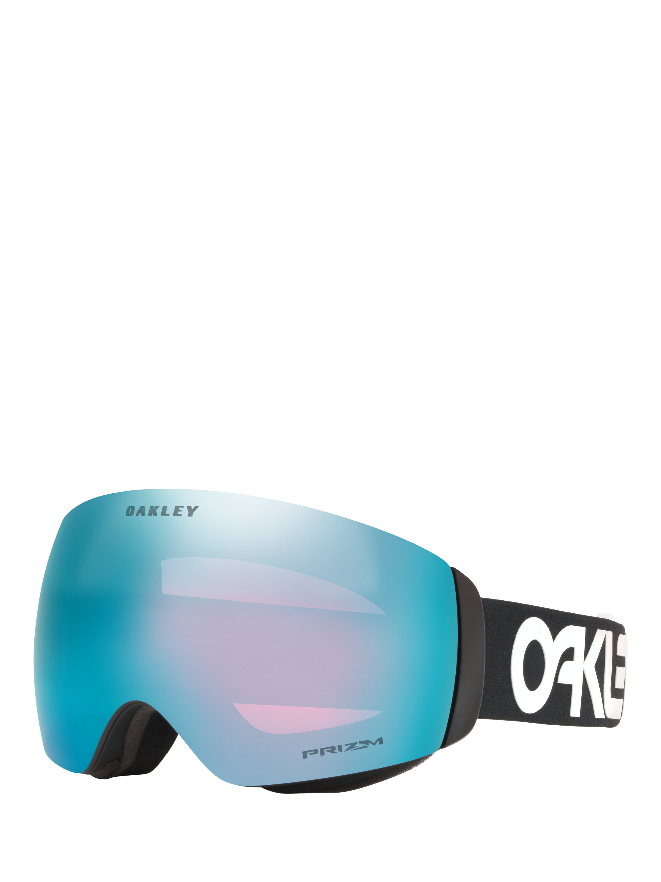 Product image 1 of 3, which shows Oakley OO7064 Unisex Wrap Sunglasses, Factory Pilot Black/Mirror Blue
