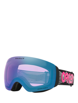 Oakley OO7064 Unisex Irregular Sunglasses, Black/Pink, Black/Pink
