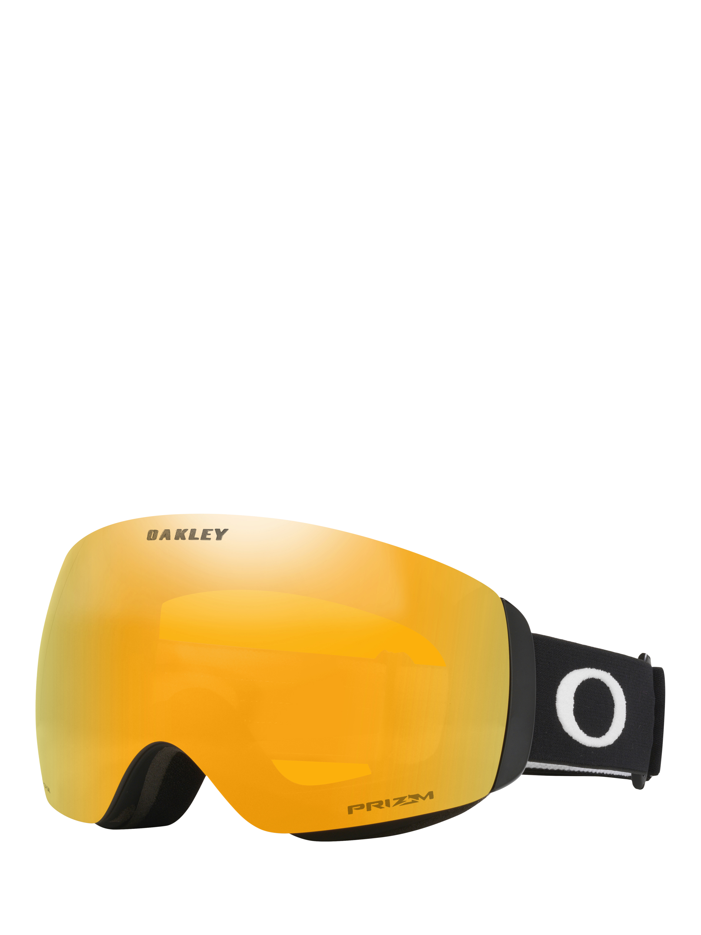 Product image 1 of 3, which shows Oakley OO7064 Unisex Flight Deck M Irregular Ski Sunglasses, Matte Black