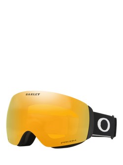 Oakley OO7064 Unisex Flight Deck M Irregular Ski Sunglasses, Matte Black, Matte Black