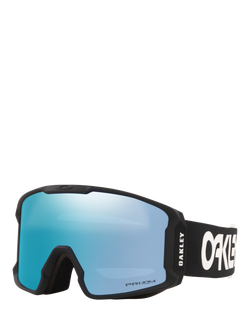 Oakley OO7070 Men's Irregular Sunglasses, Factory Pilot Black/Mirror Blue, Factory Pilot Black/Mirror Blue