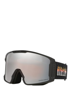 Oakley OO7070 Men's Irregular Sunglasses, Black/Silver, Black/Silver